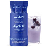 AVRO Calm Blueberry Acai Drink Mix packaging front view