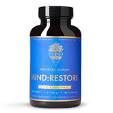 Awakened Alchemy MIND:RESTORE Premium Nighttime Nootropic Supplement front view