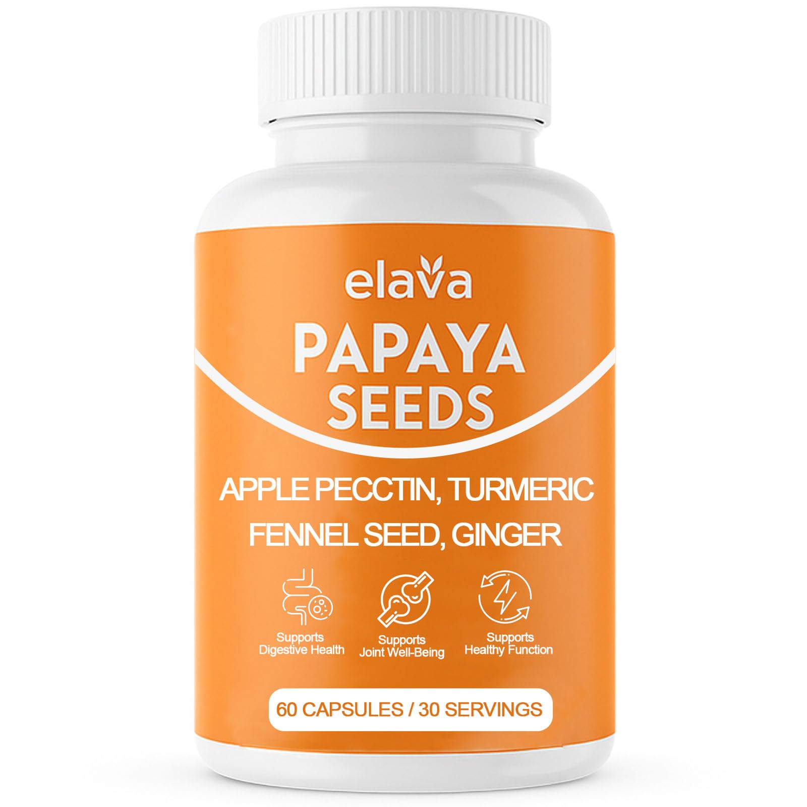 Awjsde Papaya Seed Powder Capsules front view