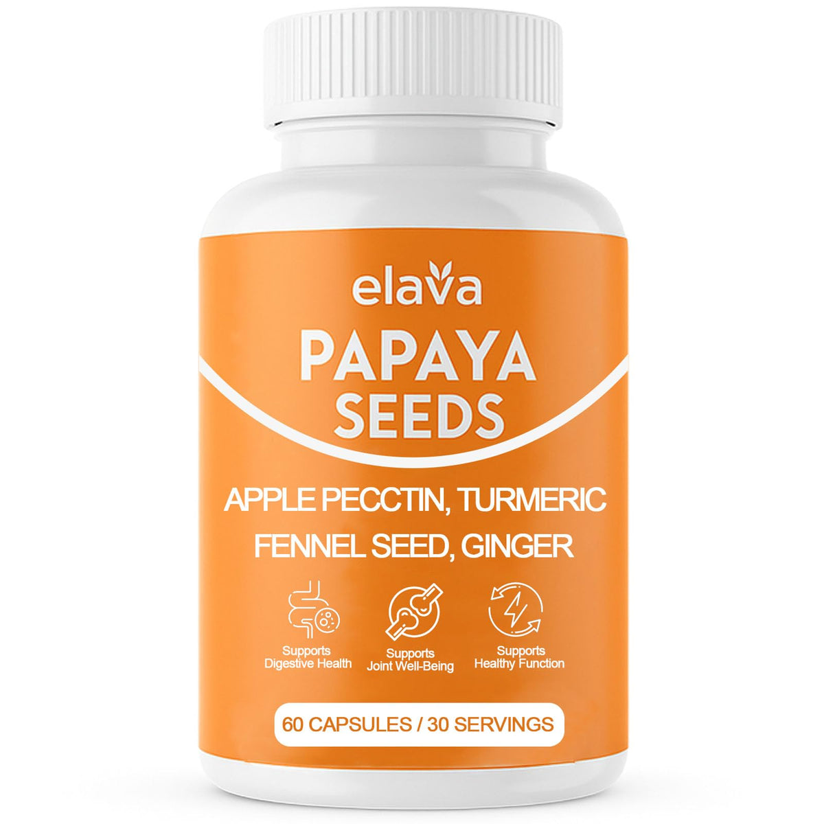 Awjsde Papaya Seed Powder Capsules front view