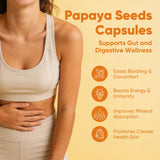Awjsde Papaya Seed Powder Capsules packaging