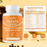 Awjsde Papaya Seed Powder Capsules side view