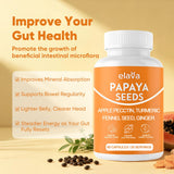 Awjsde Papaya Seed Powder Capsules with papaya seeds