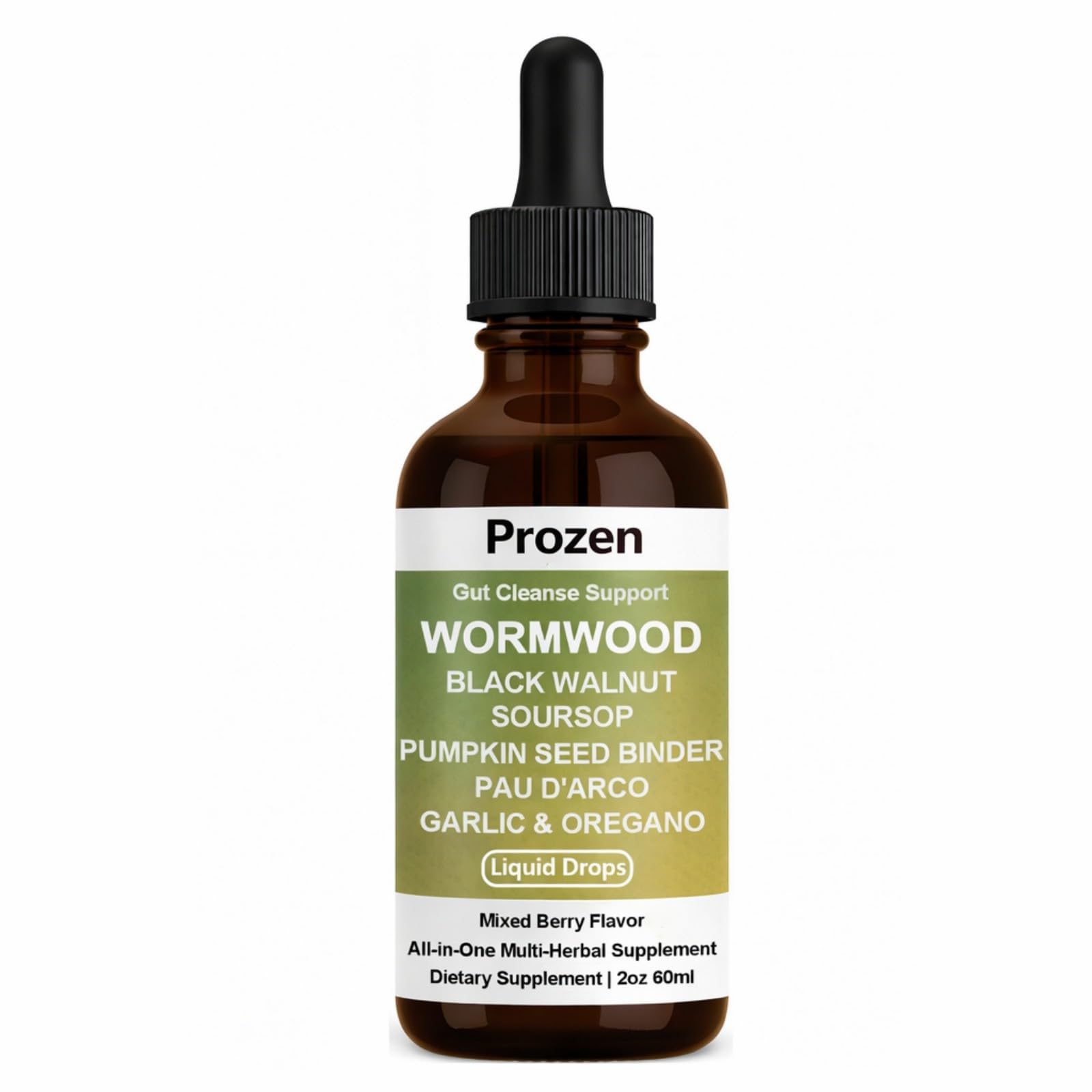 Awjsde Prozen Wormwood Gut Cleanser 132g liquid drops front view