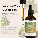 Awjsde Prozen Wormwood Gut Cleanser 132g liquid drops packaging