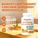 Awjsde Turmeric Curcumin Capsules 1000mg with measuring spoon