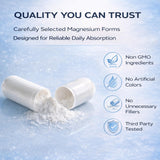 Awtse Magnesium Complex Supplement 90 Capsules in a travel bag