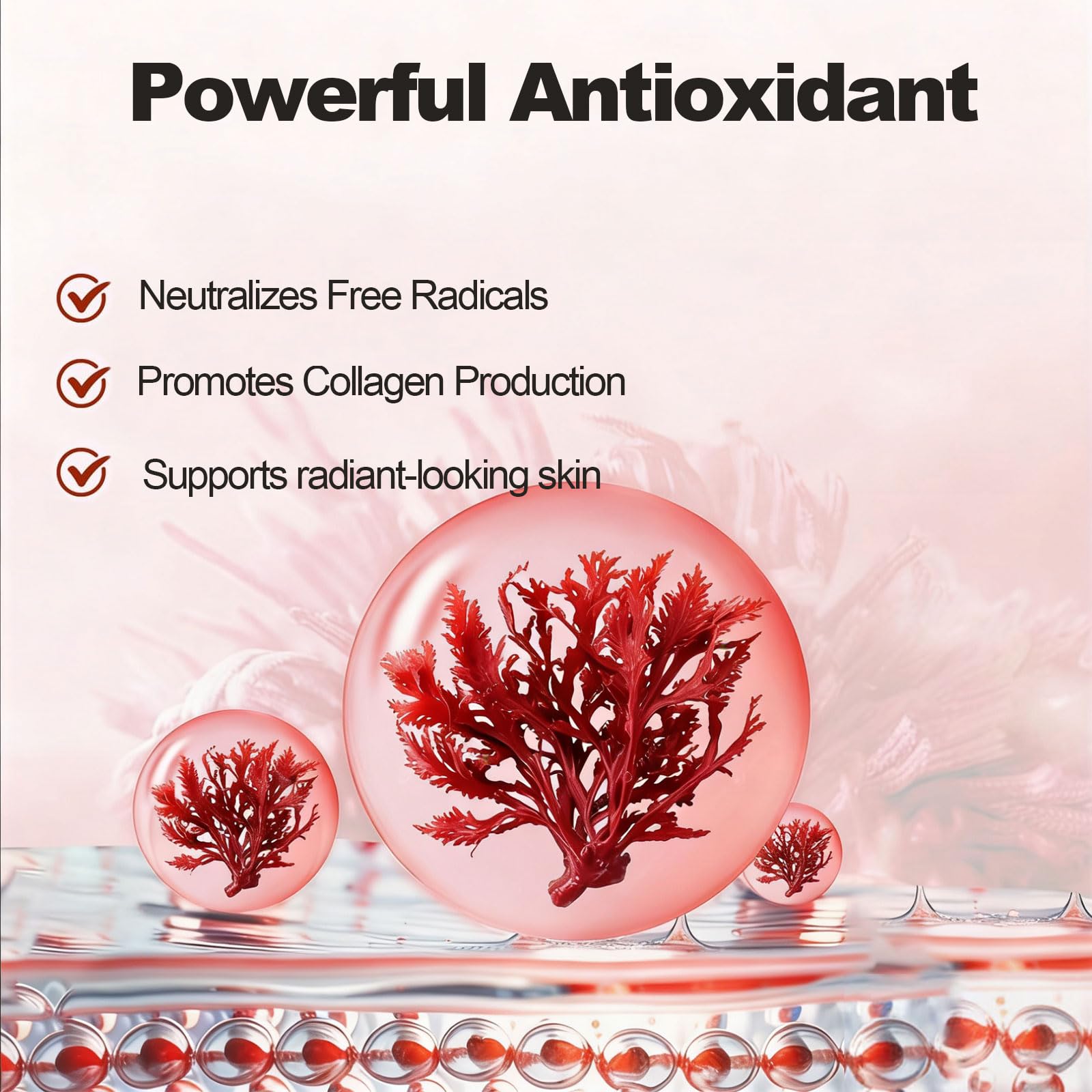 Axathibllu Astaxanthin 120 softgels on a table