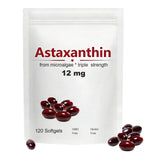Axathibllu Astaxanthin 12mg 120 Softgels front view