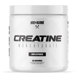 Axe & Sledge Basics Creatine 322g unflavoured powder front view