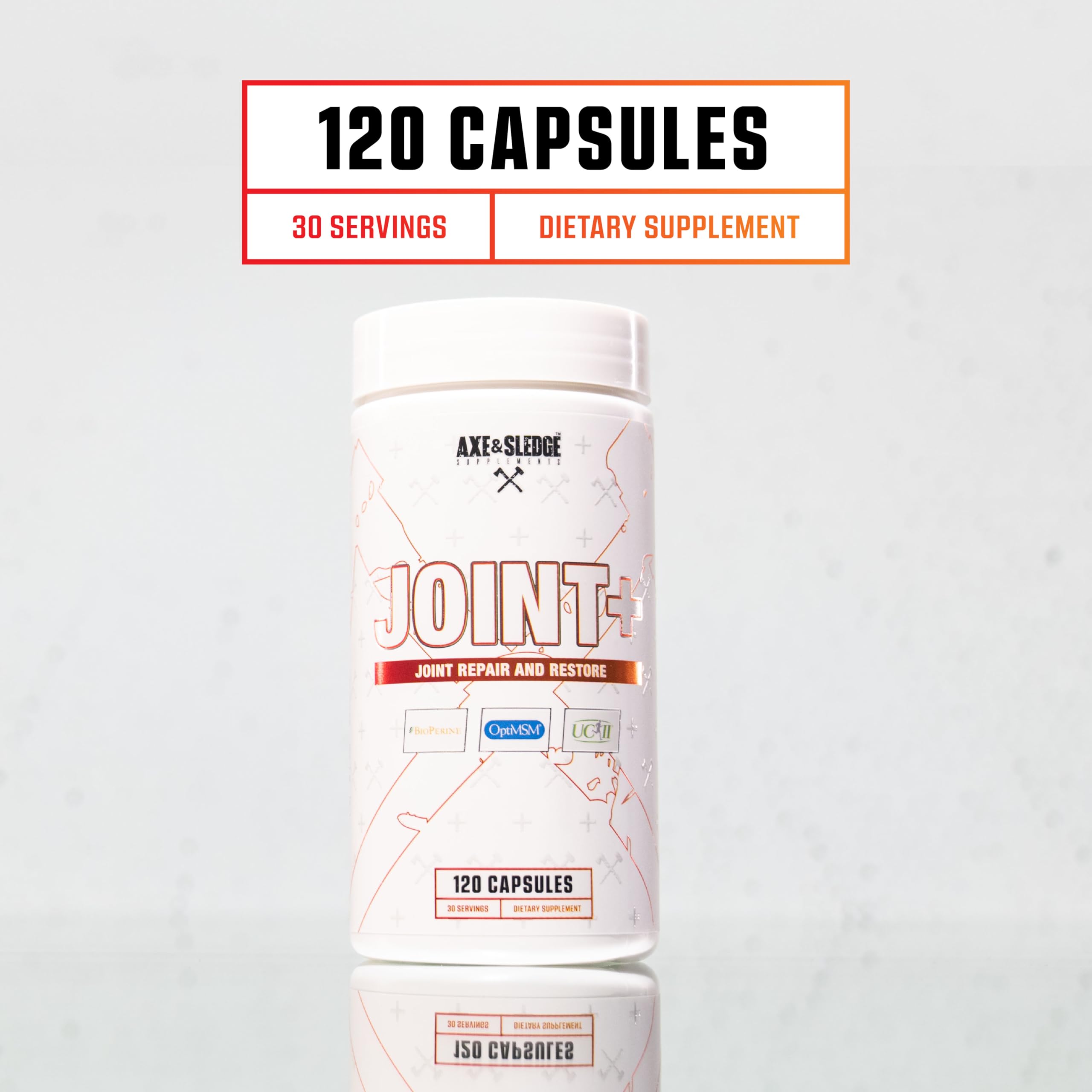 Axe & Sledge Joint+ MSM Supplement lifestyle scene with active individuals