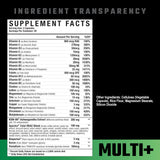 Axe & Sledge Multi Plus Multivitamin veggie capsules in a hand