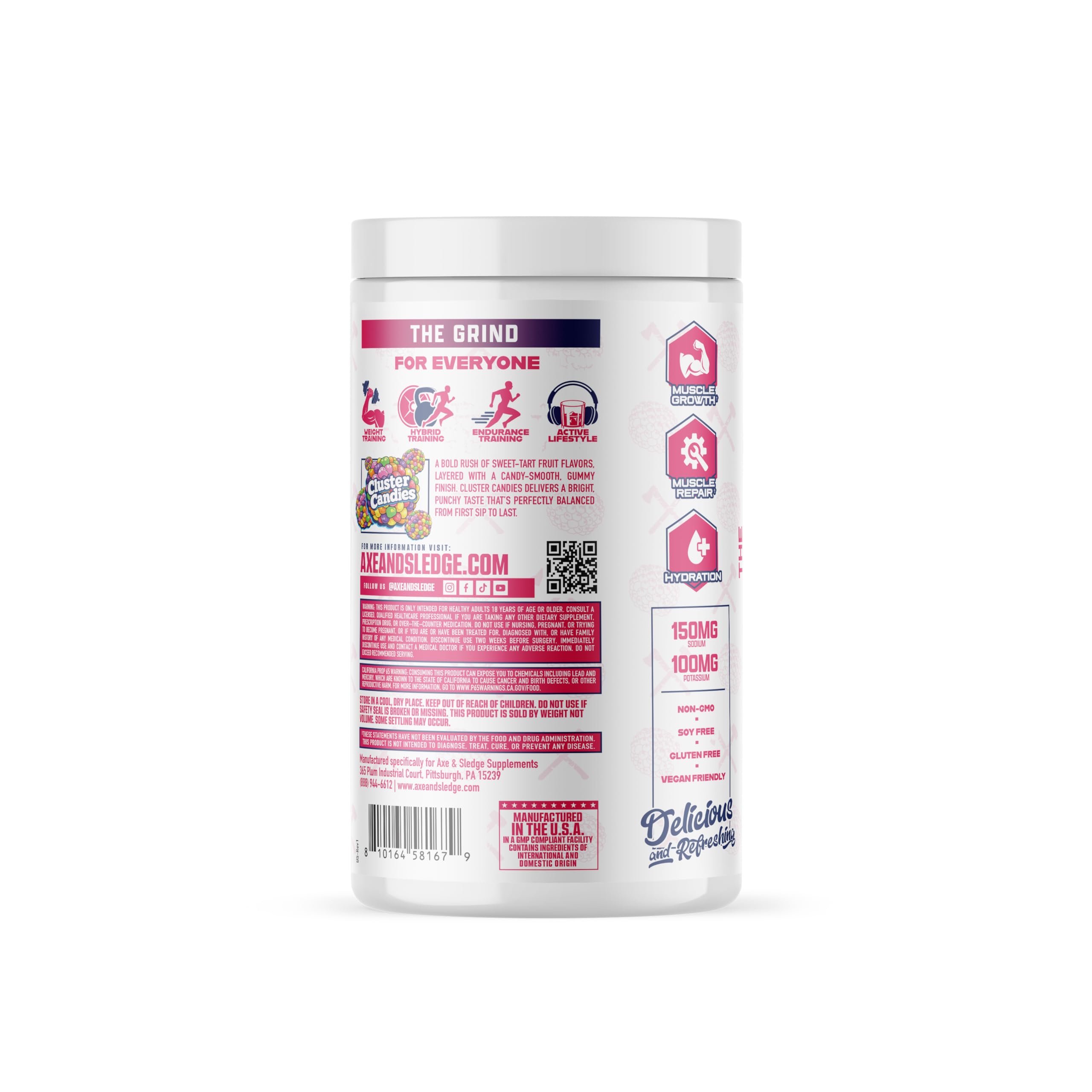 Axe & Sledge The Grind Essential Amino Acids 499g packaging
