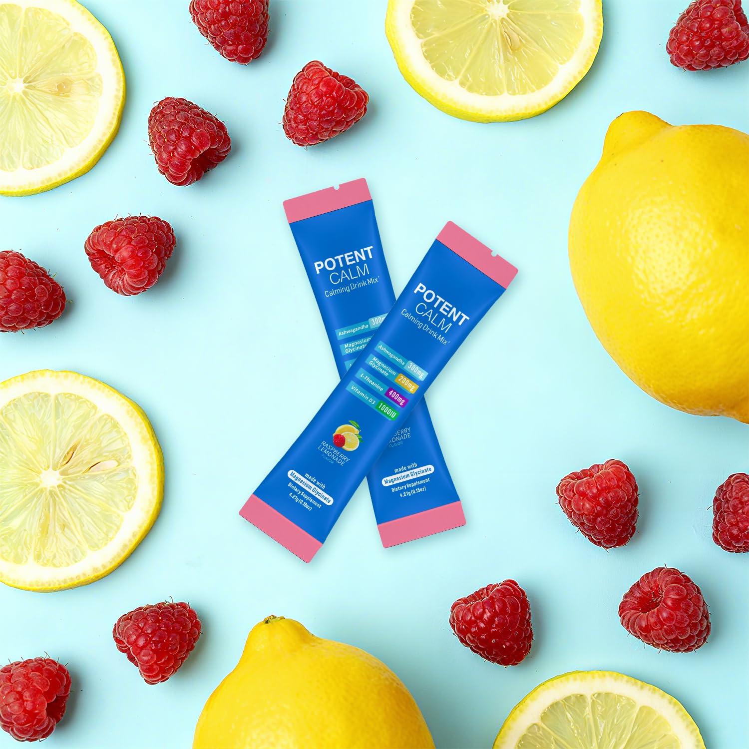 Axldrn PotentCalm Drink Mix individual packet