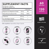 Axobotanica Kidney Support Supplement 60 Capsules back view