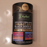 AyBet Organic Himalayan Shilajit Gold Gummies in a hand