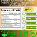 AyBet Turmeric Curcumin Ginger & Black Seed Oil Capsules back view