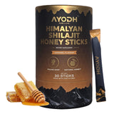 AYODH Shilajit Honey Sticks 30 pack front view