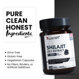 Ayorish Shilajit Capsules opened bottle