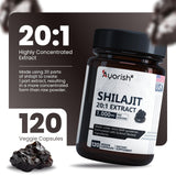 Ayorish Shilajit Capsules side view