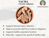 AYURVEDASHREE Acorus Calamus Root Powder packaging side view