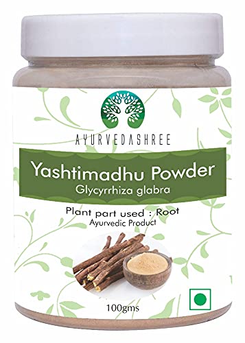 AYURVEDASHREE Licorice Root Powder 100g front view