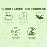 AYURVEDASHREE Moringa Leaf Powder with ingredients