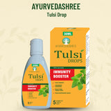 AYURVEDASHREE Tulsi Drops bottle side view