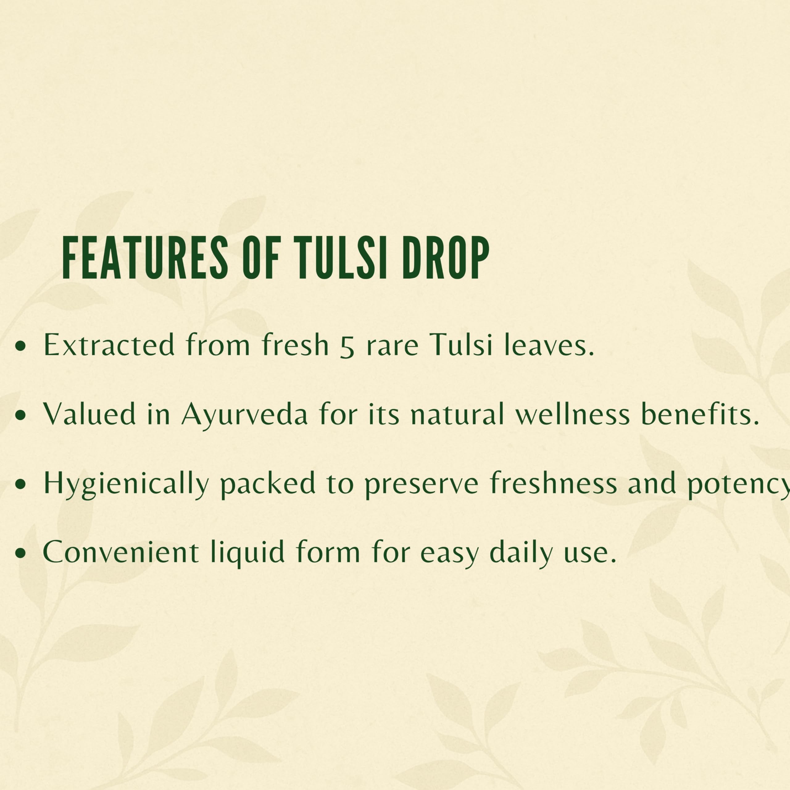 AYURVEDASHREE Tulsi Drops close-up of the dropper