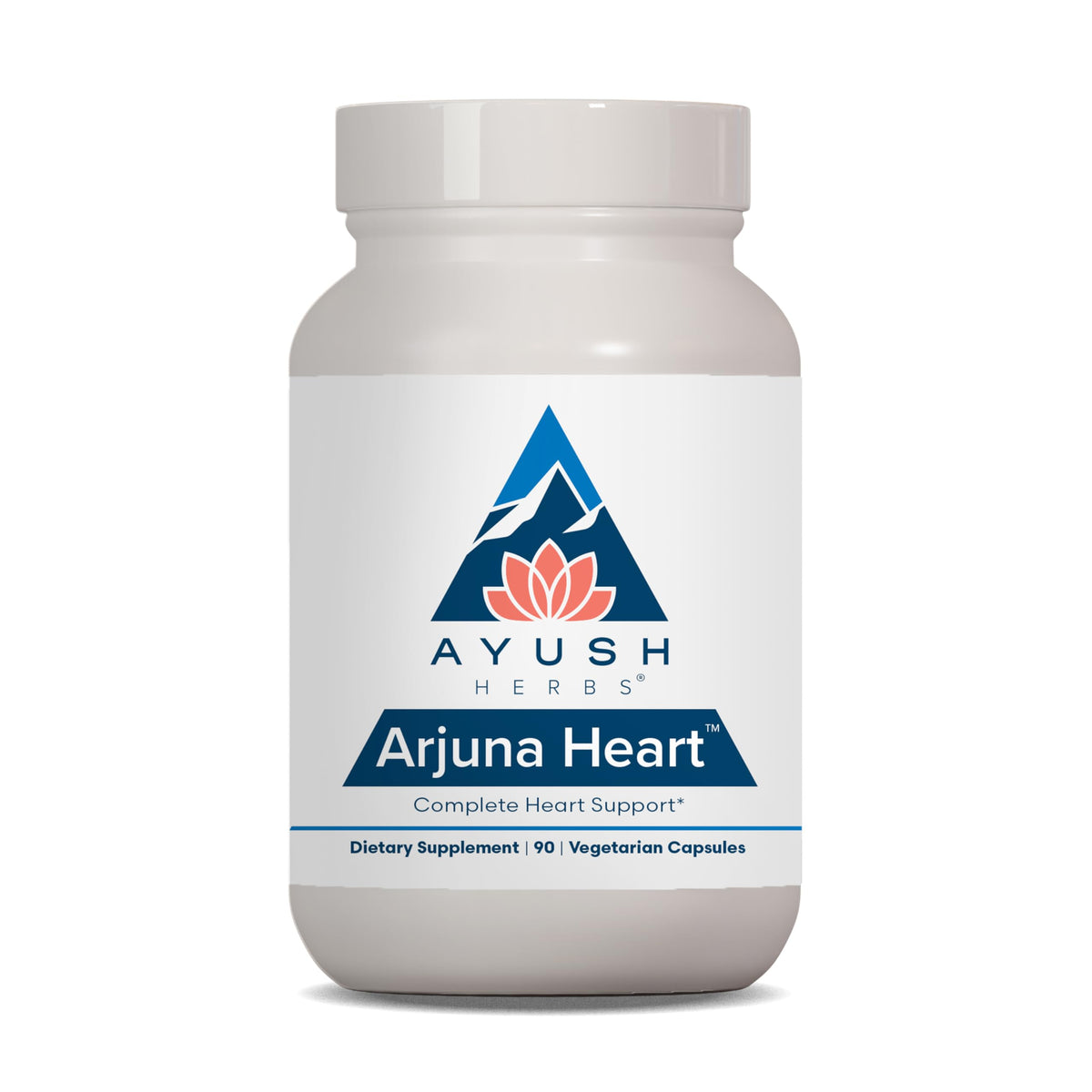 Ayush Herbs Arjuna Heart Supplement bottle front view