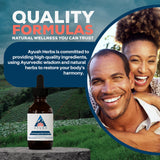 Ayush Herbs Ashwagandha Liquid Drops 500mg packaging details