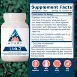 Ayush Herbs Liver Support Supplement 91g side view