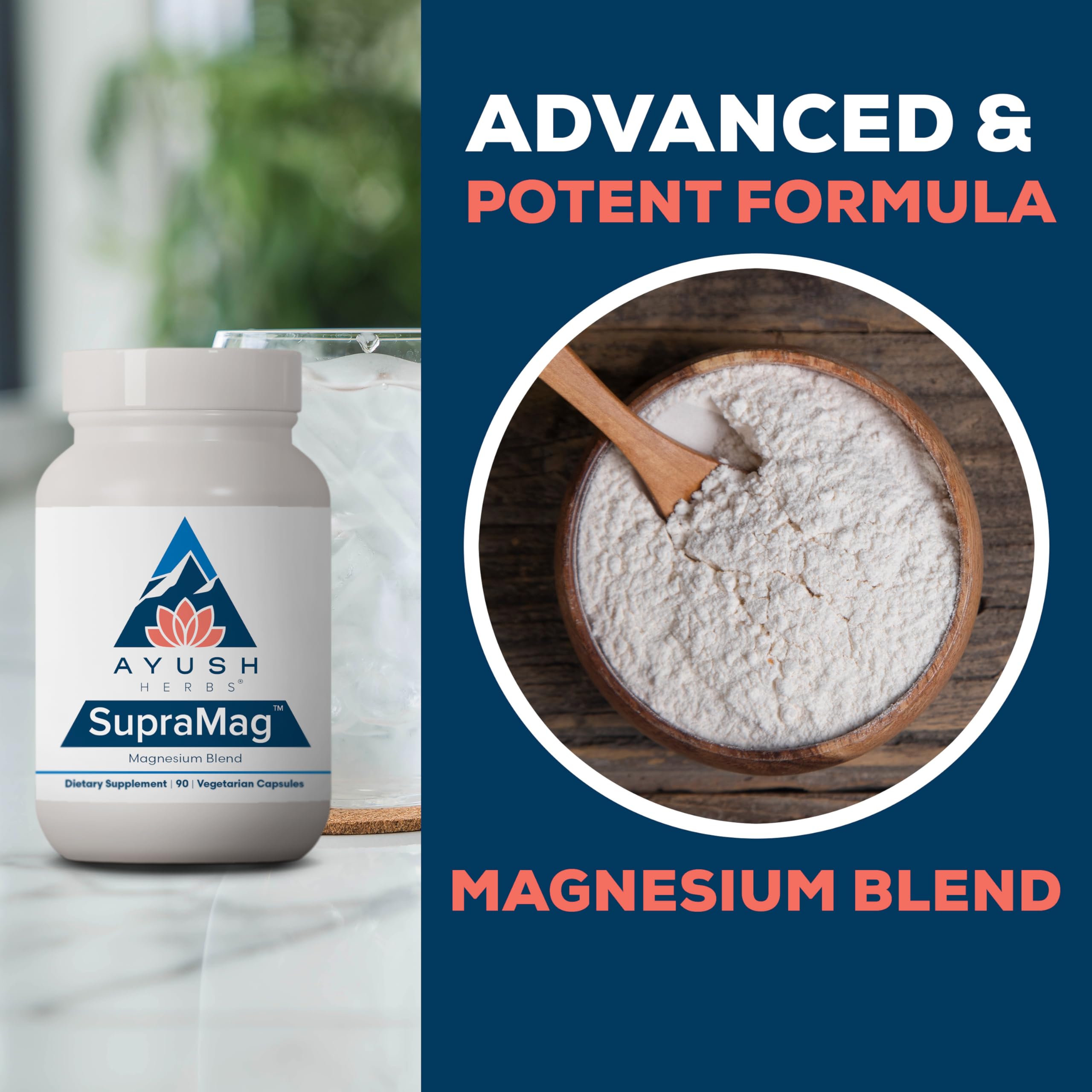 Ayush Herbs Magnesium Complex 400mg ingredients list