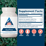 Ayush Herbs Phosphatidylserine Supplement 200mg capsule close-up