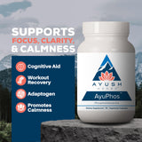 Ayush Herbs Phosphatidylserine Supplement 200mg side view