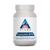 Ayush Herbs Turmeric Curcumin Supplement 250mg capsule front view