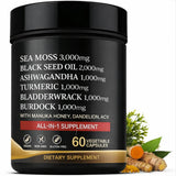 AZ ApexZone Sea Moss Multimineral Supplement front view with 90 capsules