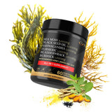 AZ ApexZone Sea Moss Multimineral Supplement packaging on a kitchen counter