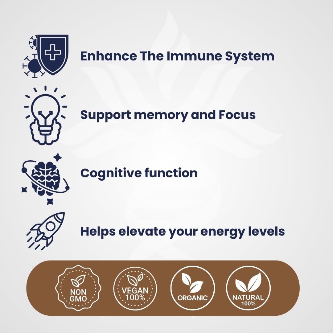AZ BIOTECH Lion's Mane Mushroom Extract capsules back view