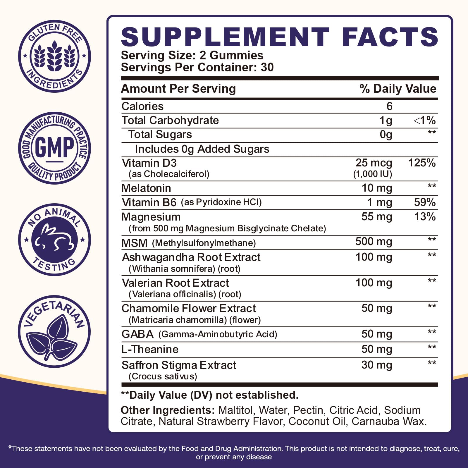 Azirkiro Melatonin Gummies 10mg strawberry flavour gummies