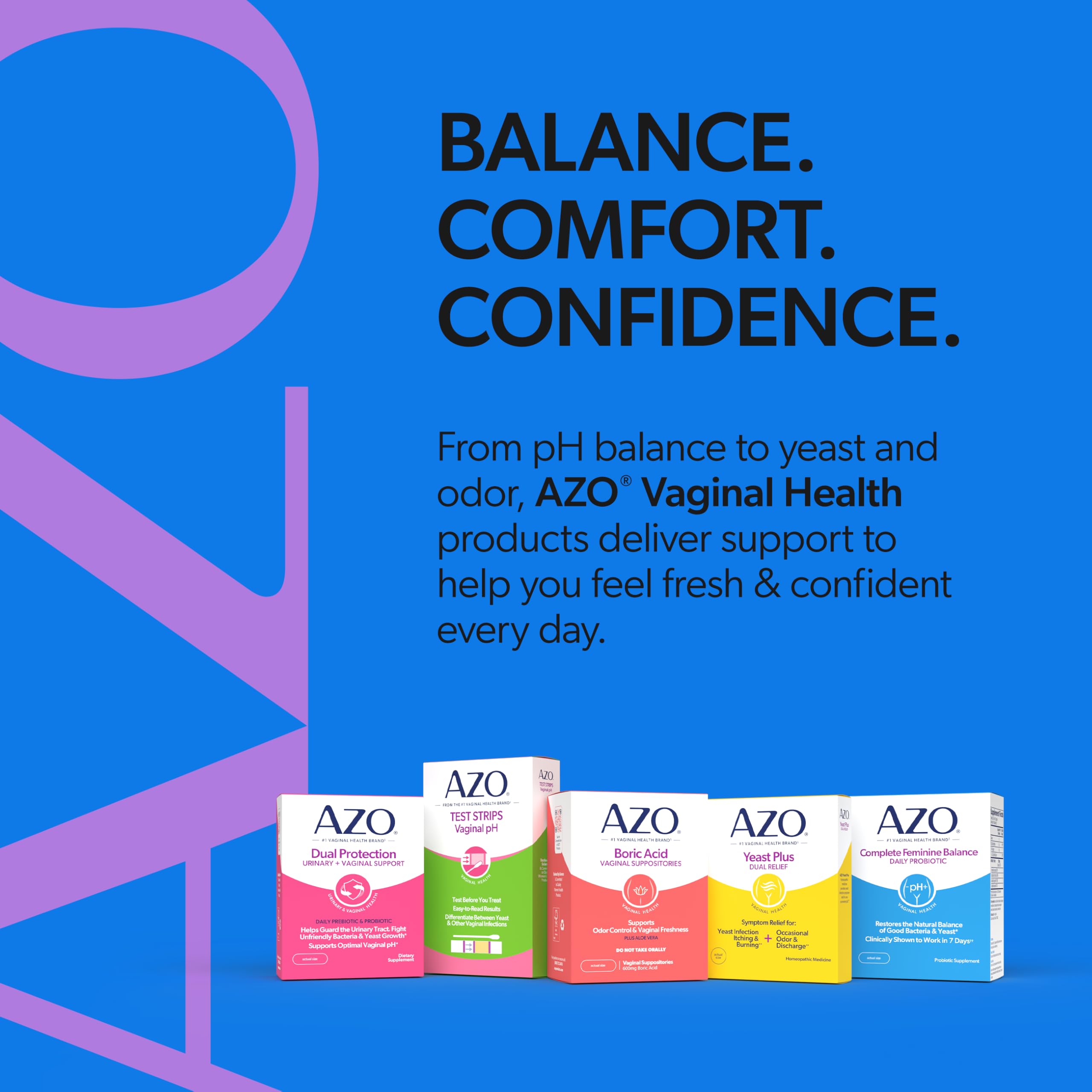 AZO Complete Feminine Balance Probiotic 30 Capsules on a wooden table