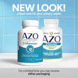 AZO D-Mannose supplement easy to swallow capsules close-up