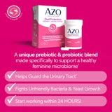 AZO Dual Protection Probiotic Capsules bottle with label