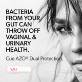 AZO Dual Protection Probiotic Capsules easy to swallow