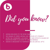 b Aronia Berry Powder 454g packaging on a kitchen counter