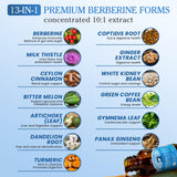 B BEWORTHS Berberine Liquid Drops bottle side view