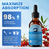 B BEWORTHS Berberine Liquid Drops with Ceylon Cinnamon ingredients