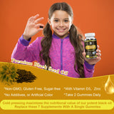 B BEWORTHS Black Seed Oil Gummies with fresh blueberries