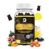 B BEWORTHS Black Seed Oil & Sea Moss Gummies front view