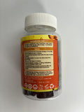 B BEWORTHS Black Seed Oil Sea Moss Gummies with a glass of water
